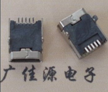 肇庆mini usb 5p接口 迷你 卧式插座 端子贴片 接插件