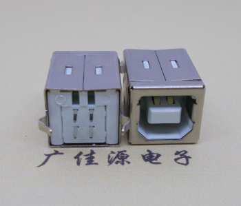 肇庆USB BF180度母座 打印机接口 立式直插带赛