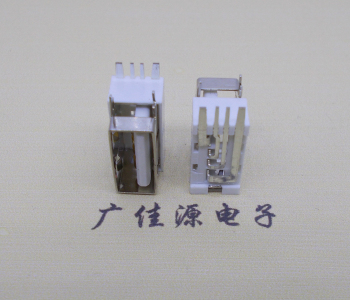 肇庆USB侧立式短体10.0尺寸 侧插加宽脚5A大电流插座