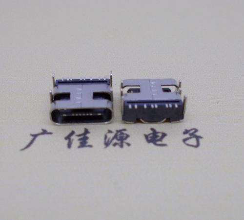 肇庆Type-C8P母座卧式四脚插板连接器