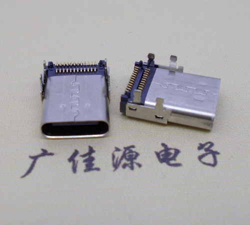 肇庆板上型Type-C24P母座双排SMT贴片连接器