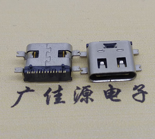 肇庆type-c16p母座全贴带弹片连接器