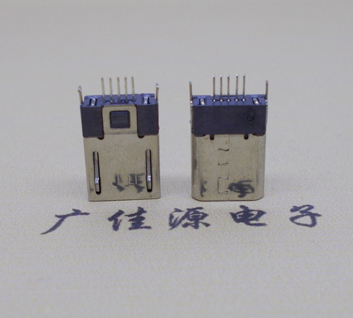 肇庆micro-迈克 插座 固定两脚鱼叉夹板1.0公头连接器